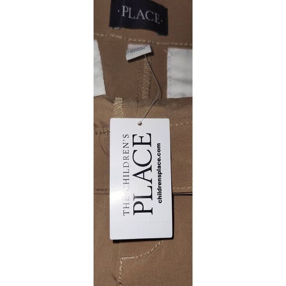 Lot of 2 NWT The Children's Place Size 12 flax colored shorts Uniform adjustable - Picture 5 of 6
